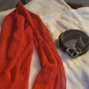 Red scarf